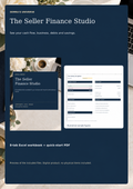 The Seller Finance Studio – Excel Budget, Debt & Online Seller Tracker — Semra's Universe