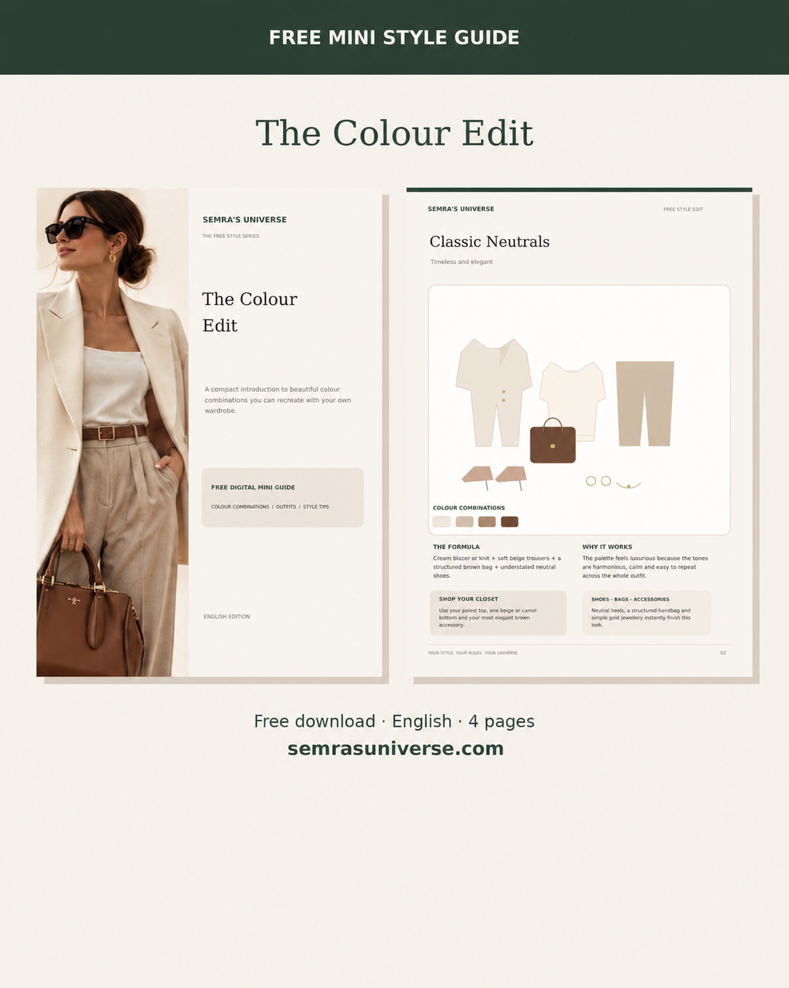 The Colour Edit – Free Mini Style Guide — Semra's Universe