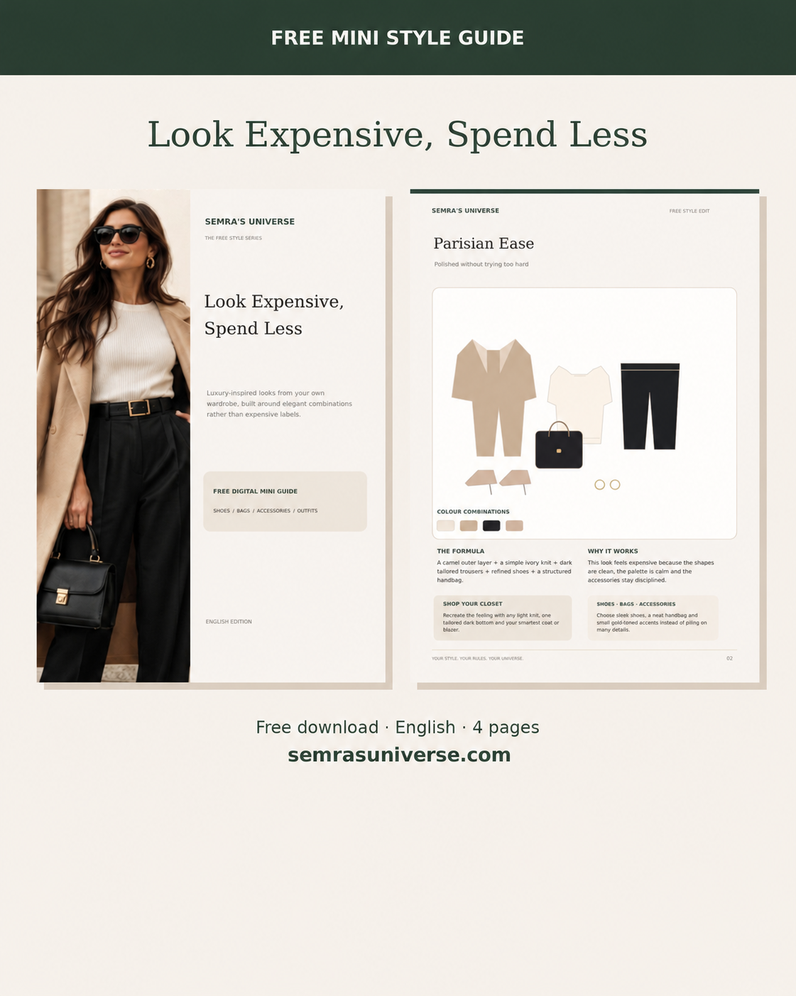 Look Expensive, Spend Less – Free Mini Style Guide — Semra's Universe