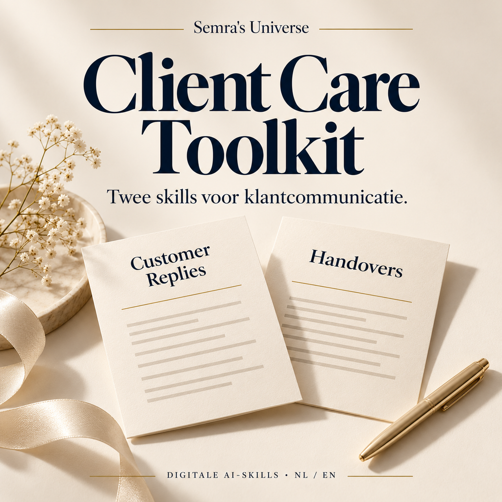Semra's Universe — Client Care Toolkit — Semra's Universe — Nederlands