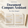 Document Compare Assistant — Semra's Universe — English cover