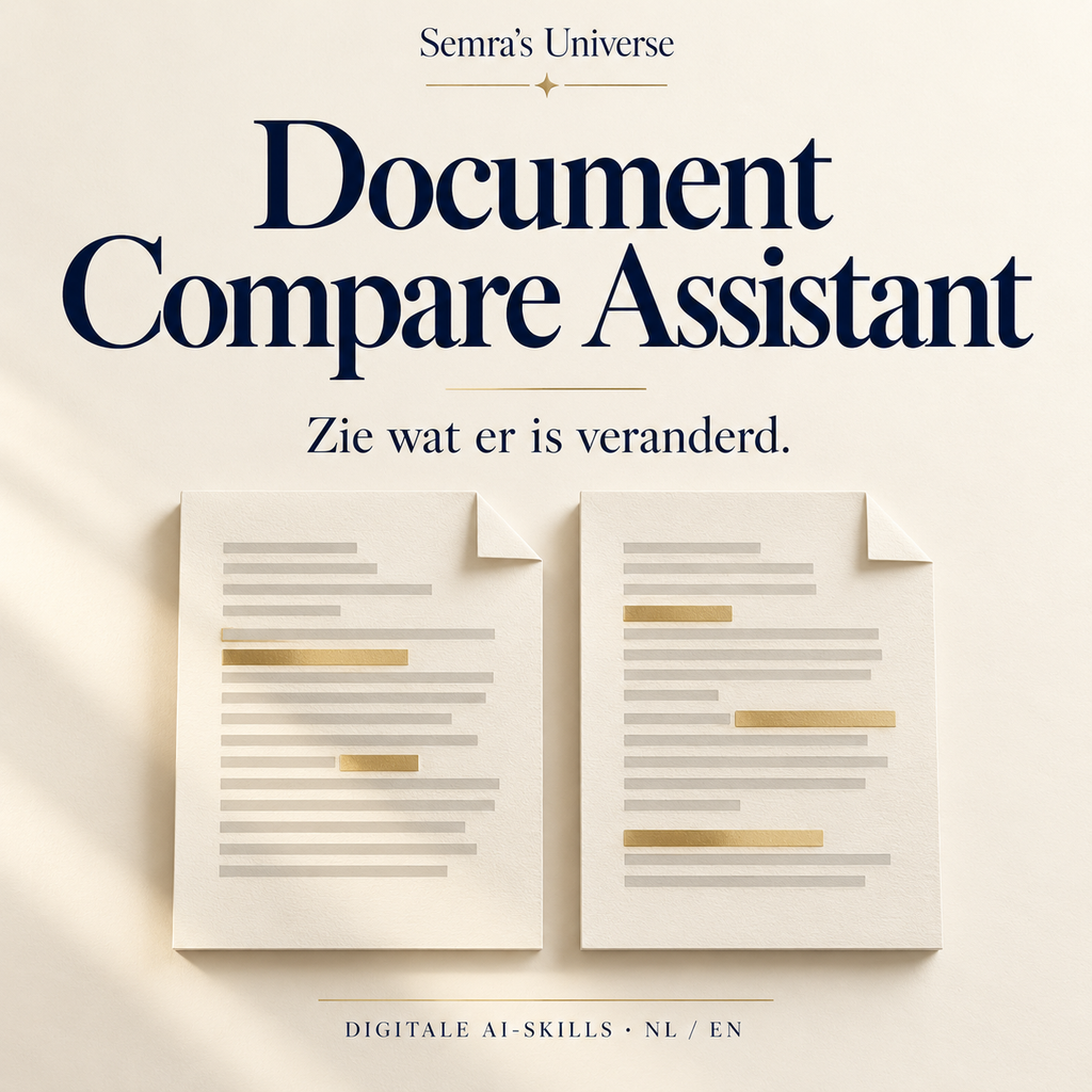 Document Compare Assistant — Semra's Universe — Nederlands