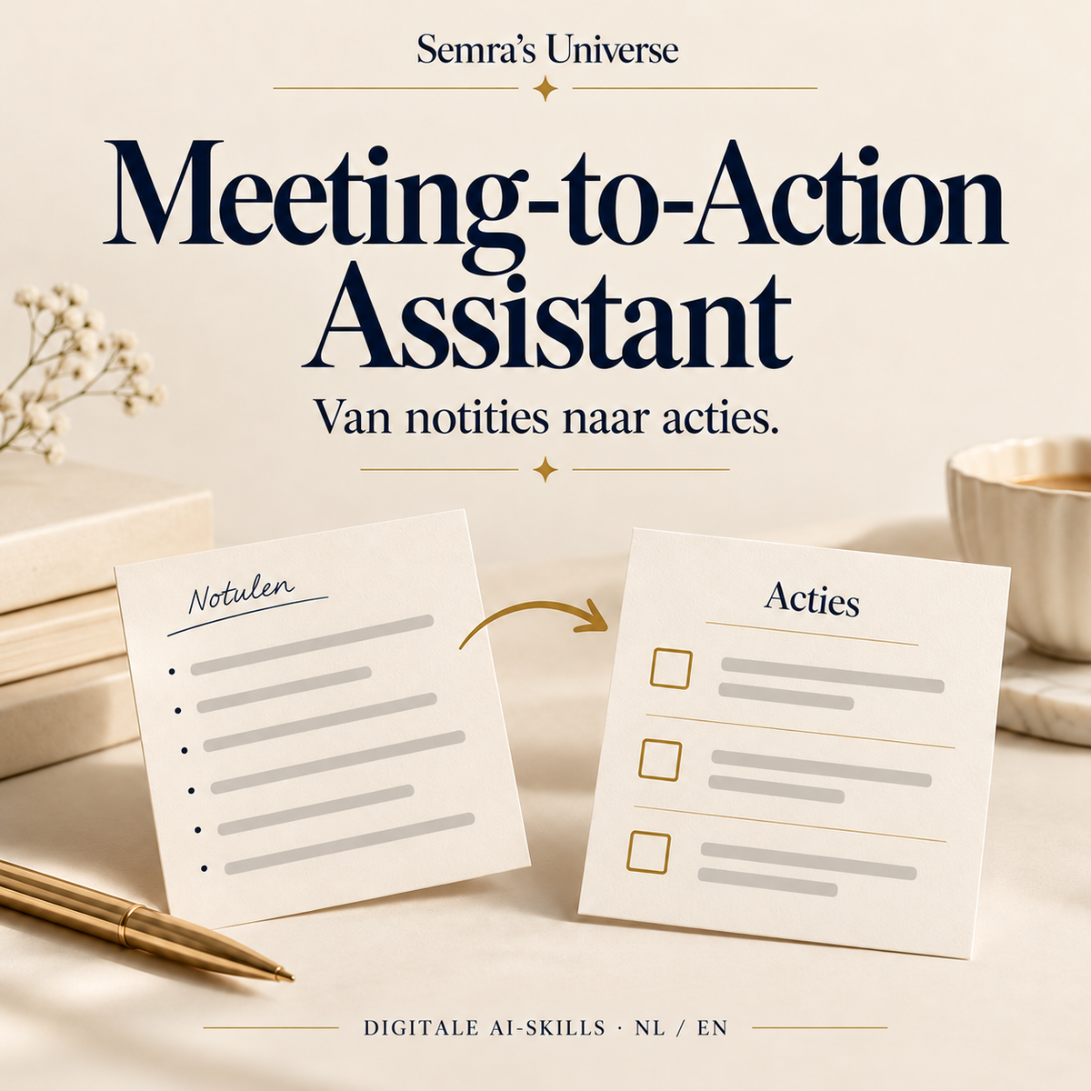 Meeting-to-Action Assistant — Semra's Universe — Nederlands