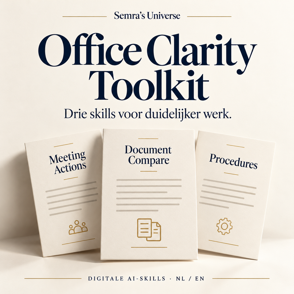 Semra's Universe — Office Clarity Toolkit — Semra's Universe — Nederlands