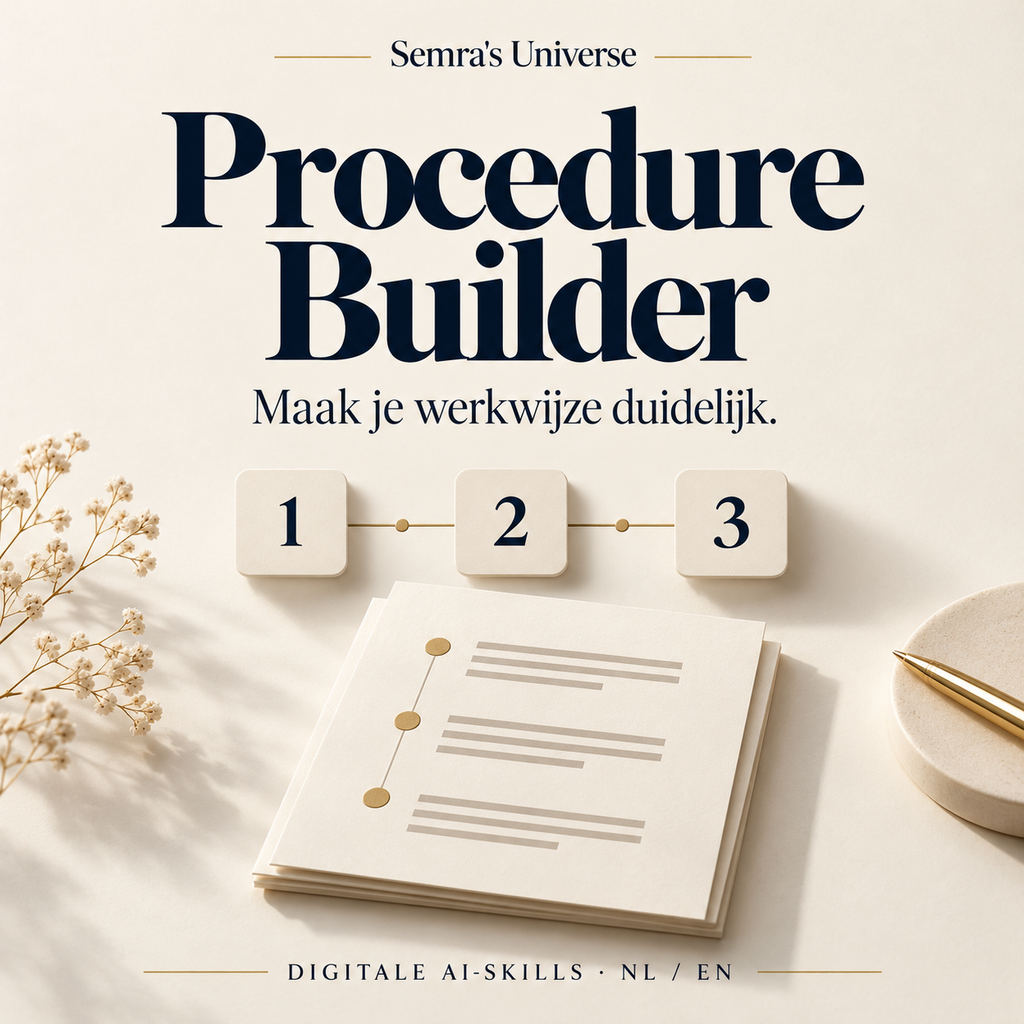 Procedure Builder — Semra's Universe — Nederlands