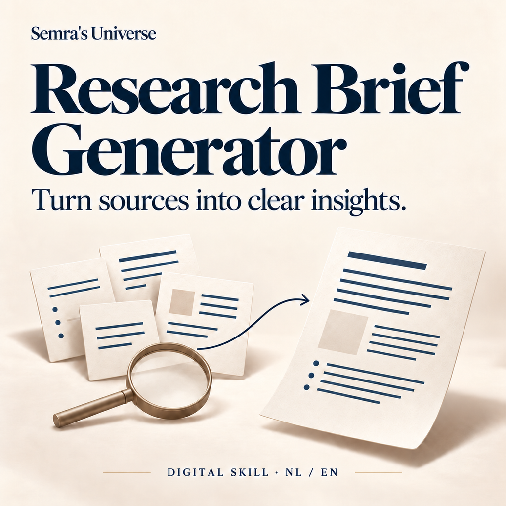 Semra's Universe — research-brief-generator-en