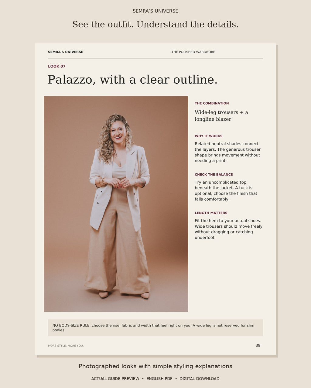 Preview of More Style More You: palazzo trousers and longline blazer